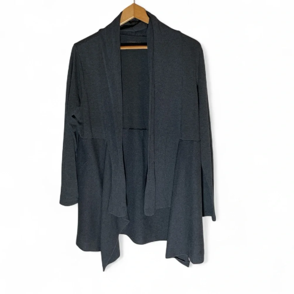 V9- Coldwater Creek Plus 1X Elegant Gray Women's Sweater